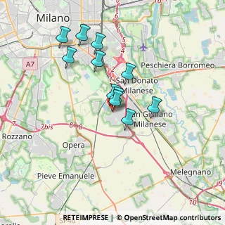 Mappa Via Lago d'Iseo, 20098 Area Industriale MI, Italia (2.94545)