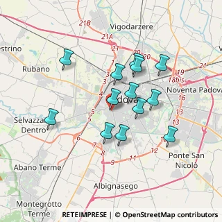 Mappa Via Vercelli, 35142 Padova PD, Italia (3.07538)