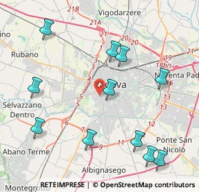 Mappa Via Vercelli, 35142 Padova PD, Italia (4.72)