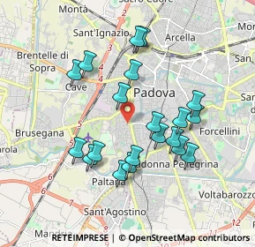 Mappa Via Vercelli, 35142 Padova PD, Italia (1.698)
