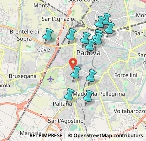 Mappa Via Aosta, 35142 Padova PD, Italia (1.73)