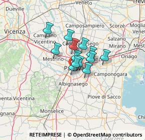 Mappa Via Vercelli, 35142 Padova PD, Italia (7.21769)