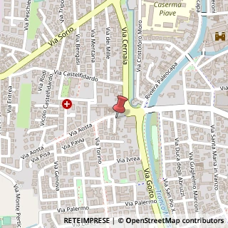 Mappa Via Vercelli, 1, 35142 Padova, Padova (Veneto)