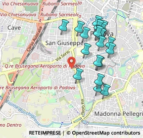 Mappa Via Vercelli, 35142 Padova PD, Italia (0.927)