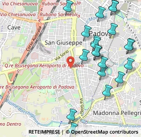 Mappa Via Vercelli, 35142 Padova PD, Italia (1.2255)