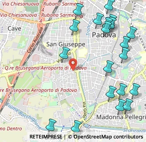 Mappa Via Vercelli, 35142 Padova PD, Italia (1.383)