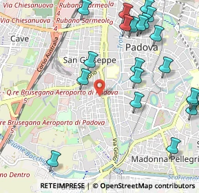 Mappa Via Vercelli, 35142 Padova PD, Italia (1.317)