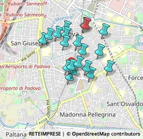 Mappa Prato della Valle, 35100 Padova PD, Italia (0.654)