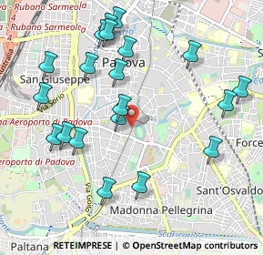 Mappa Prato della Valle, 35100 Padova PD, Italia (1.1055)