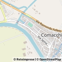 Kaart Comacchio