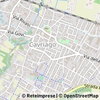 Mapa Cavriago