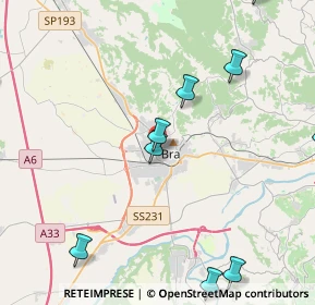 Mappa Via Giovanni Battista Gandino, 12042 Bra CN, Italia (6.48462)