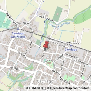 Mappa Via Camillo Cavour,  4, 42025 Cavriago, Reggio nell'Emilia (Emilia Romagna)