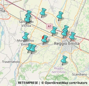 Mappa , 42025 Cavriago RE, Italia (7.5)