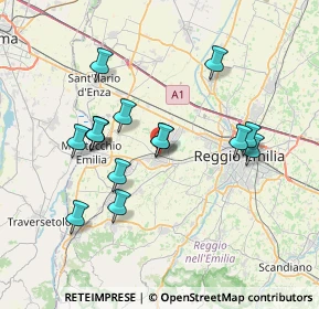 Mappa , 42025 Cavriago RE, Italia (6.85)