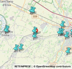 Mappa , 42025 Cavriago RE, Italia (6.199)