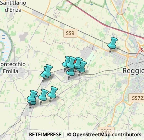 Mappa , 42025 Cavriago RE, Italia (3.07917)