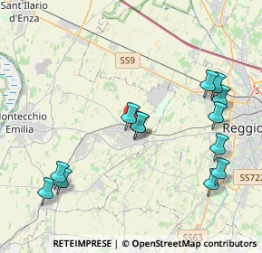 Mappa , 42025 Cavriago RE, Italia (4.55077)