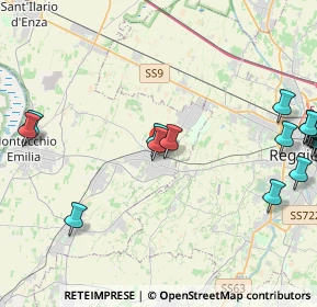 Mappa , 42025 Cavriago RE, Italia (6.0885)