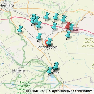 Mappa Portomaggiore, 44015 Portomaggiore FE, Italia (8.154)