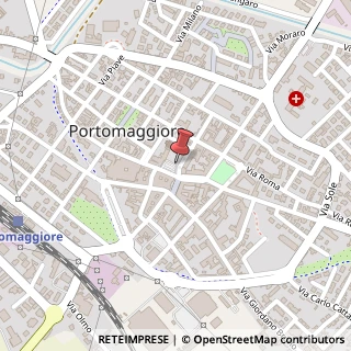 Mappa Piazza Umberto I, 14, 44015 Portomaggiore, Ferrara (Emilia Romagna)