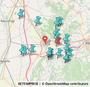 Mappa Via Solferino, 12042 Bra CN, Italia (7.16684)
