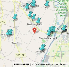 Mappa Via Lunga, 43022 Montechiarugolo PR, Italia (2.448)