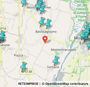 Mappa Via Lunga, 43022 Montechiarugolo PR, Italia (3.197)