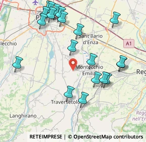 Mappa Via Lunga, 43022 Montechiarugolo PR, Italia (9.336)
