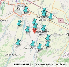 Mappa Via Lunga, 43022 Montechiarugolo PR, Italia (7.01)