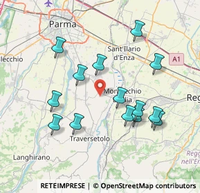 Mappa Via Lunga, 43022 Montechiarugolo PR, Italia (7.43571)