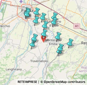 Mappa Via Lunga, 43022 Montechiarugolo PR, Italia (7.02375)