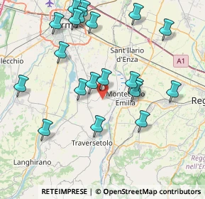 Mappa Via Lunga, 43022 Montechiarugolo PR, Italia (8.66)