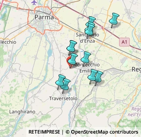 Mappa Via Lunga, 43022 Montechiarugolo PR, Italia (5.78667)