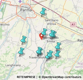 Mappa Via Lunga, 43022 Montechiarugolo PR, Italia (6.7175)