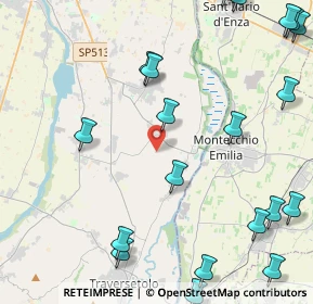Mappa Via Lunga, 43022 Montechiarugolo PR, Italia (6.149)