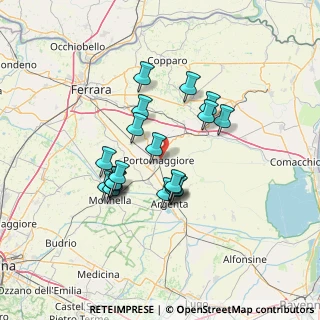 Mappa Piazza XX Settembre, 44015 Portomaggiore FE, Italia (11.574)