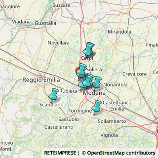 Mappa Via Zamboni, 41011 Campogalliano MO, Italia (8.14091)