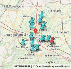 Mappa Via Zamboni, 41011 Campogalliano MO, Italia (11.161)