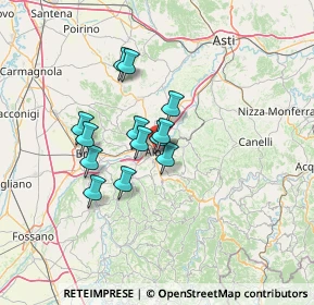 Mappa Via Italo Gastaldi, 12051 Alba CN, Italia (9.90923)