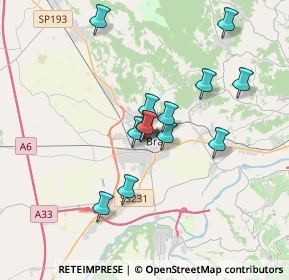 Mappa Via Luigi Mercantini, 12042 Bra CN, Italia (3.03154)