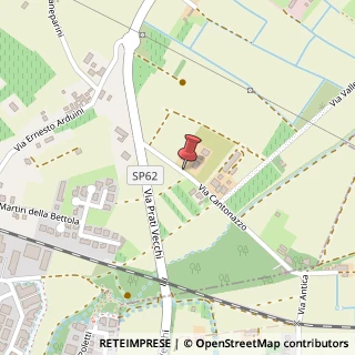 Mappa Via Cantonazzo, 1, 42025 Cavriago, Reggio nell'Emilia (Emilia Romagna)