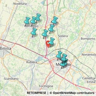Mappa Via Nuova, 41011 Campogalliano MO, Italia (7.25)