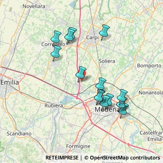 Mappa Via Nuova, 41011 Campogalliano MO, Italia (7.86733)