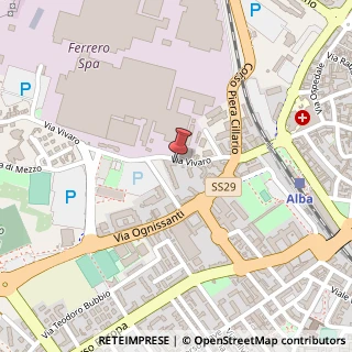 Mappa Via Vivaro, 25, 12051 Alba, Cuneo (Piemonte)