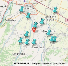 Mappa Via Correggio, 43030 Basilicanova PR, Italia (7.40667)
