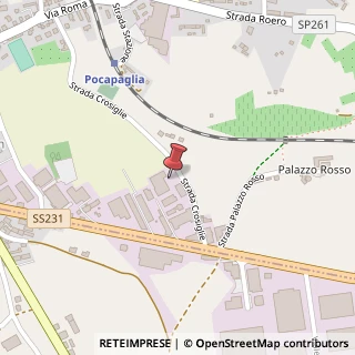 Mappa Strada Crosiglie, 10, 12060 Pocapaglia, Cuneo (Piemonte)