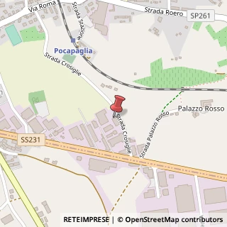 Mappa Strada Crosiglie, 12, 12060 Pocapaglia, Cuneo (Piemonte)