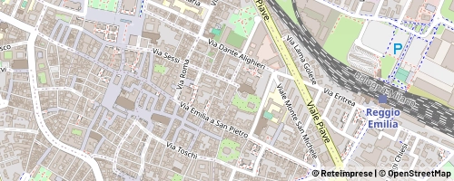Mappa Reggio nell’Emilia