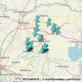 Mappa Via Statuto, 44015 Portomaggiore FE, Italia (11.521)